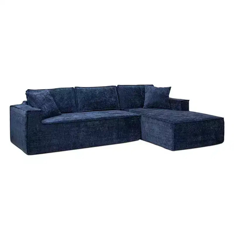 Divano componibile Brenley 110.5 RAF Sofà-in-a-Box, ciniglia grigio cenere