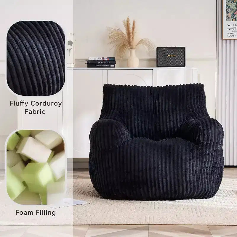 Poltrona sacco May Modern Corduroy 37 W
