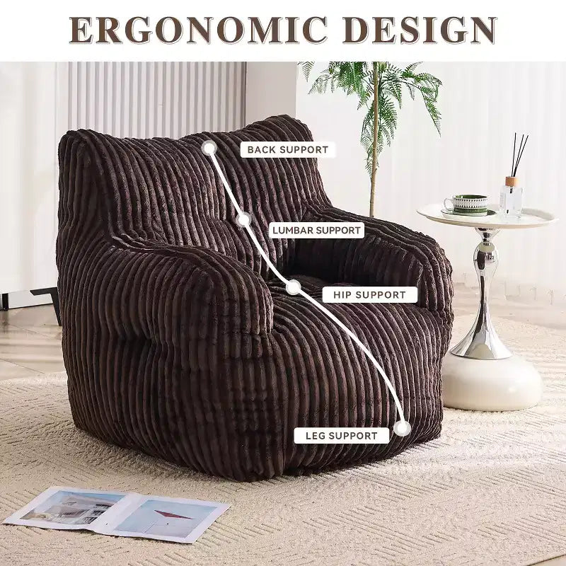 Poltrona sacco May Modern Corduroy 37 W
