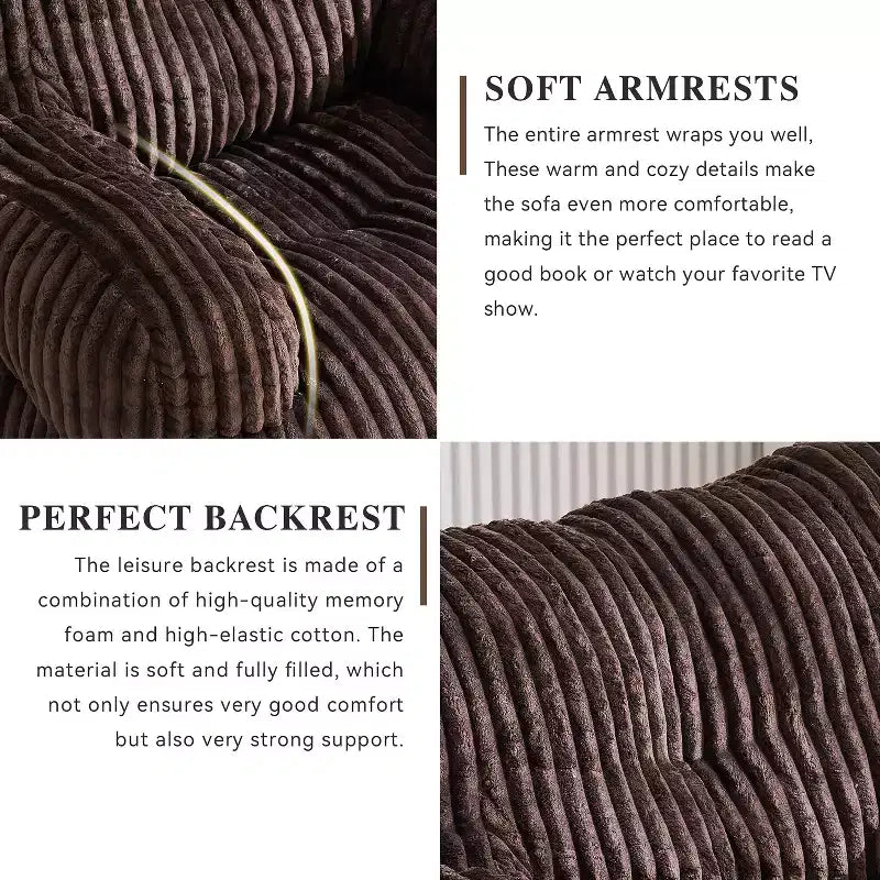 Poltrona sacco May Modern Corduroy 37 W