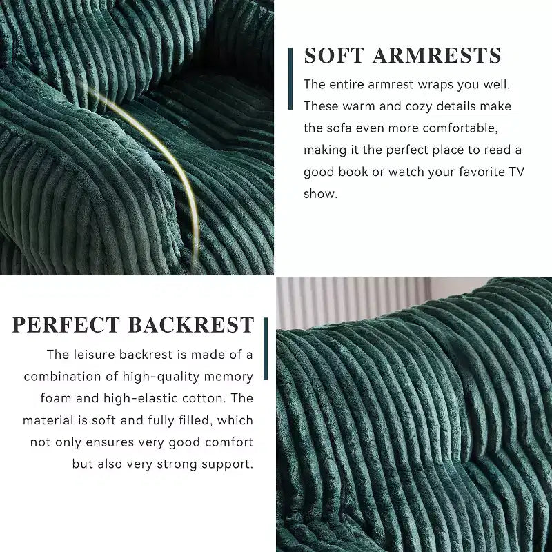 Poltrona sacco May Modern Corduroy 37 W