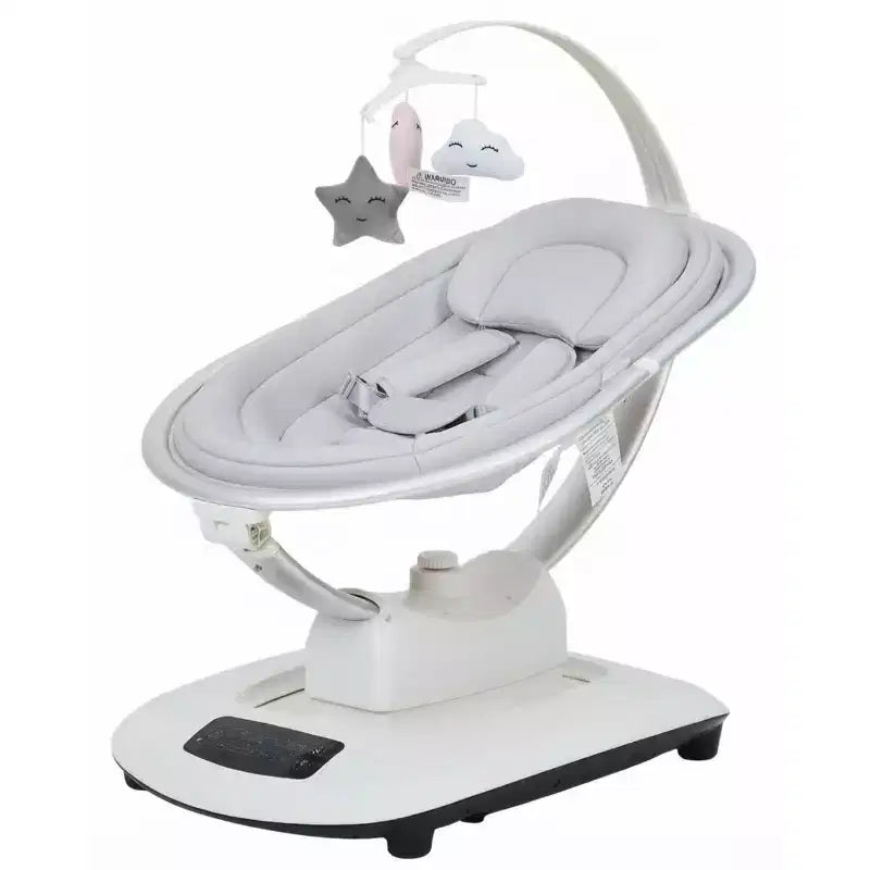 Electric Baby Swings for Toddler, Infant Swing with 5 Motion Modes, Remote Control, Reclining Seat with 5-Point Harness, 5 Preset Music, Khaki
