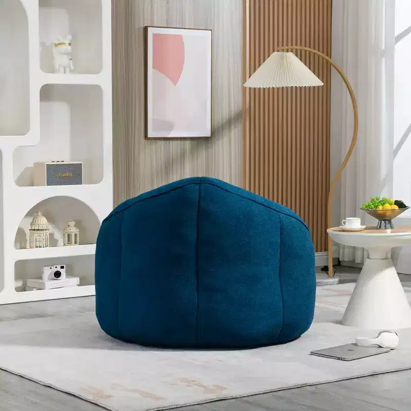 Sedia da divano a sacco Bedding, sedia a sacco con schiuma ad alta pressione, materiale per adulti con imbottitura in schiuma compressa, pouf a sacco con poggiapiedi