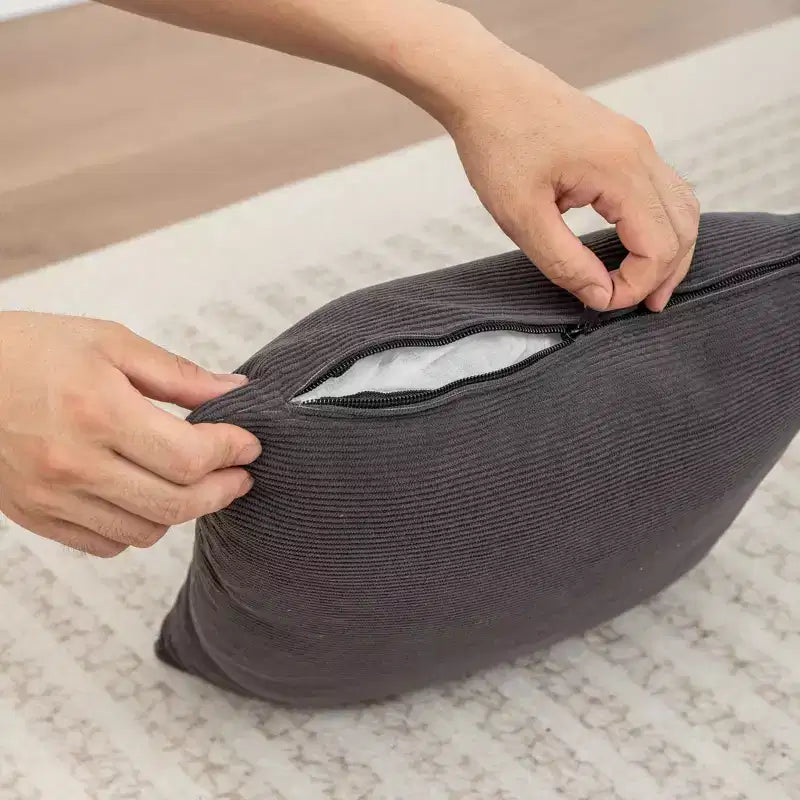 Pouf a sacco da pavimento, un lettino pigro adatto sia per adulti che per bambini, ideale per salotti, balconi
