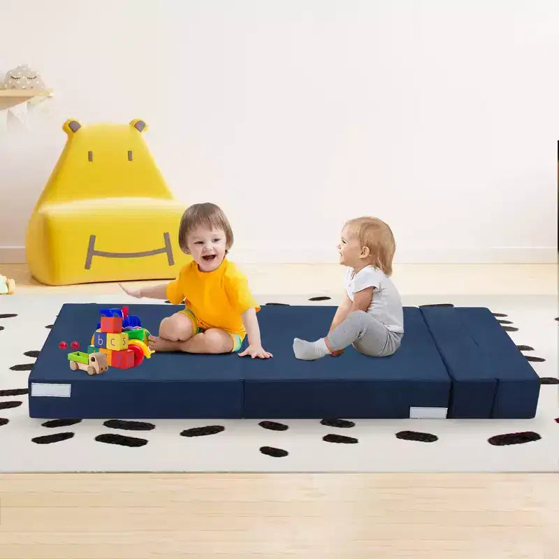 Divano Letto Pieghevole, Divano Letto Pieghevole con Cuscino, Sedia Letto Trasformabile Pieghevole, Materasso per Divano Futon con Schiuma di Memoria e Copertura Lavabile